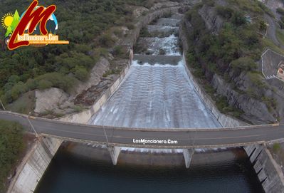 Asi Amanece Hoy La Presa De Moncion 14-9-2017
