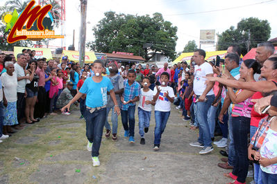 Juegos Populares y Palo Encebao Patronales San Antonio De Padua 2017 MonciÃ³n
