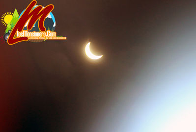 Foto Del Eclipse Solar Visto Desde El Municipio De Moncion 21-8-2017

