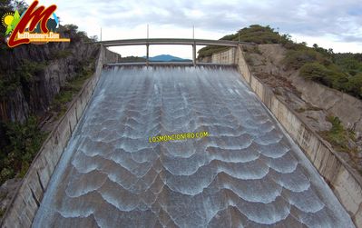 Asi Amanece Hoy La Presa De Moncion 14-9-2017
